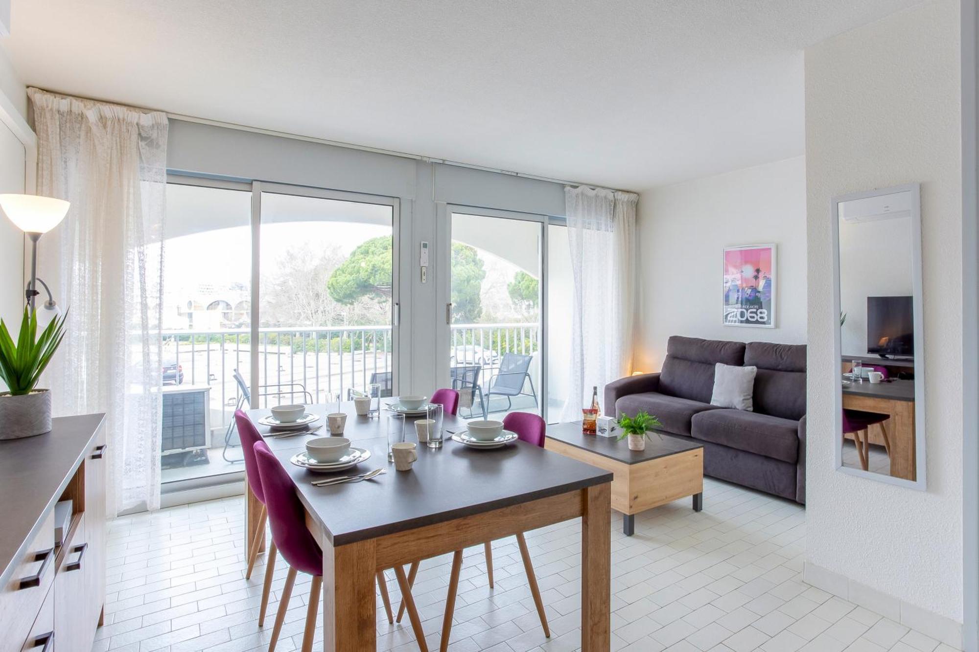 Chez Edouard 362 - Superbe Appartement En Premiere Ligne De La Plage La Grande-Motte Eksteriør bilde