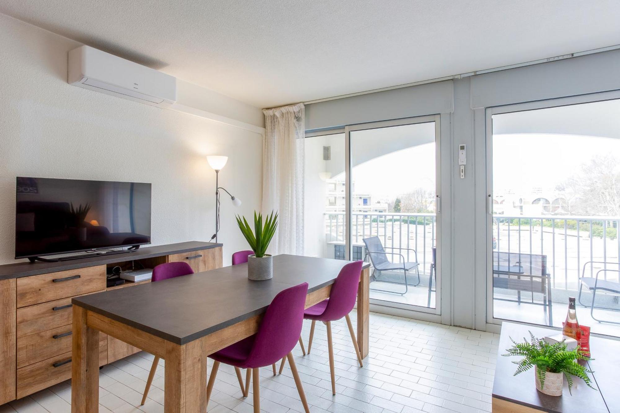 Chez Edouard 362 - Superbe Appartement En Premiere Ligne De La Plage La Grande-Motte Eksteriør bilde