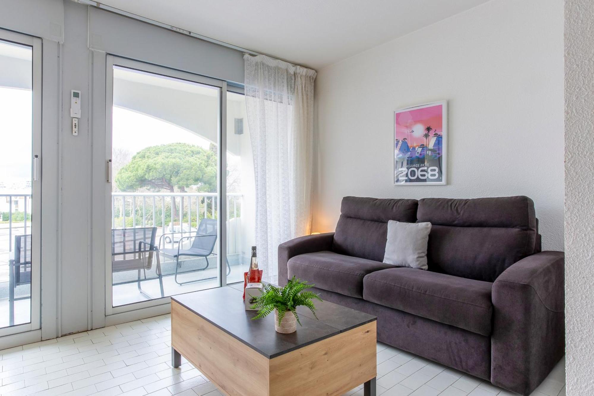 Chez Edouard 362 - Superbe Appartement En Premiere Ligne De La Plage La Grande-Motte Eksteriør bilde